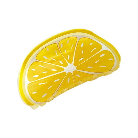Orange Fruit Shaped Hair Claw Clip Hair Jaw Barrettes Hairpins Ponytail Holder Decor Accessories for Women Girls