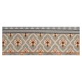thumbnail image 1 of Orange Geometric Diamond Cross Pattern Kitchen Rug Mat,Kitchen Runner Rugs Non Skid Washable,Decorative Kitchen Floor Mats for Kitchen,Sink,Laundry,17"X47", 1 of 5