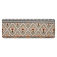 thumbnail image 1 of Orange Geometric Diamond Cross Pattern Kitchen Rug Mat,Kitchen Runner Rugs Non Skid Washable,Decorative Kitchen Floor Mats for Kitchen,Sink,Laundry,17"x47.2", 1 of 7