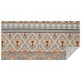 thumbnail image 1 of Orange Geometric Diamond Cross Pattern Rectangle Tablecloth 60"x120",Waterproof Polyester Rectangle Table Cloth, Wipeable Spillproof Polyester Tablecloth for Dining, Camping, Indoor and Outdoor, 1 of 6