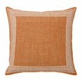 thumbnail image 1 of Orange Geometric Pillow Covers 26x26 Inch, White Greek Key Design Burlap Modern Art Linen Pillowcase with Invisible Zipper, Decorative Throw Pillow Covers Cushion Case for Couch Sofa Bed Living Room, 1 of 9