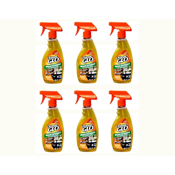Orange Glo 2-in-1 Polish Wood Furniture Spray - 16 oz - 6 Pack