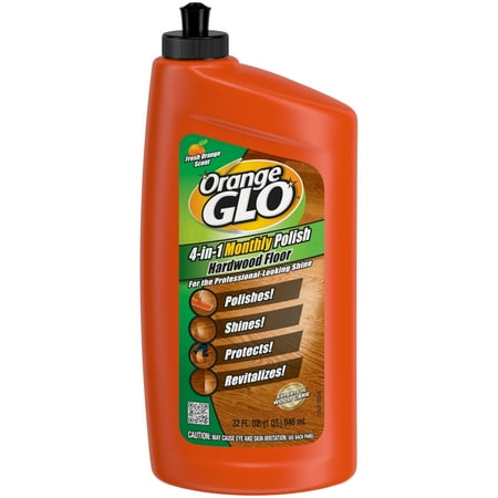 Orange Glo Hardwood Floor 4-in-1 Monthly Polish, 32 fl. oz.