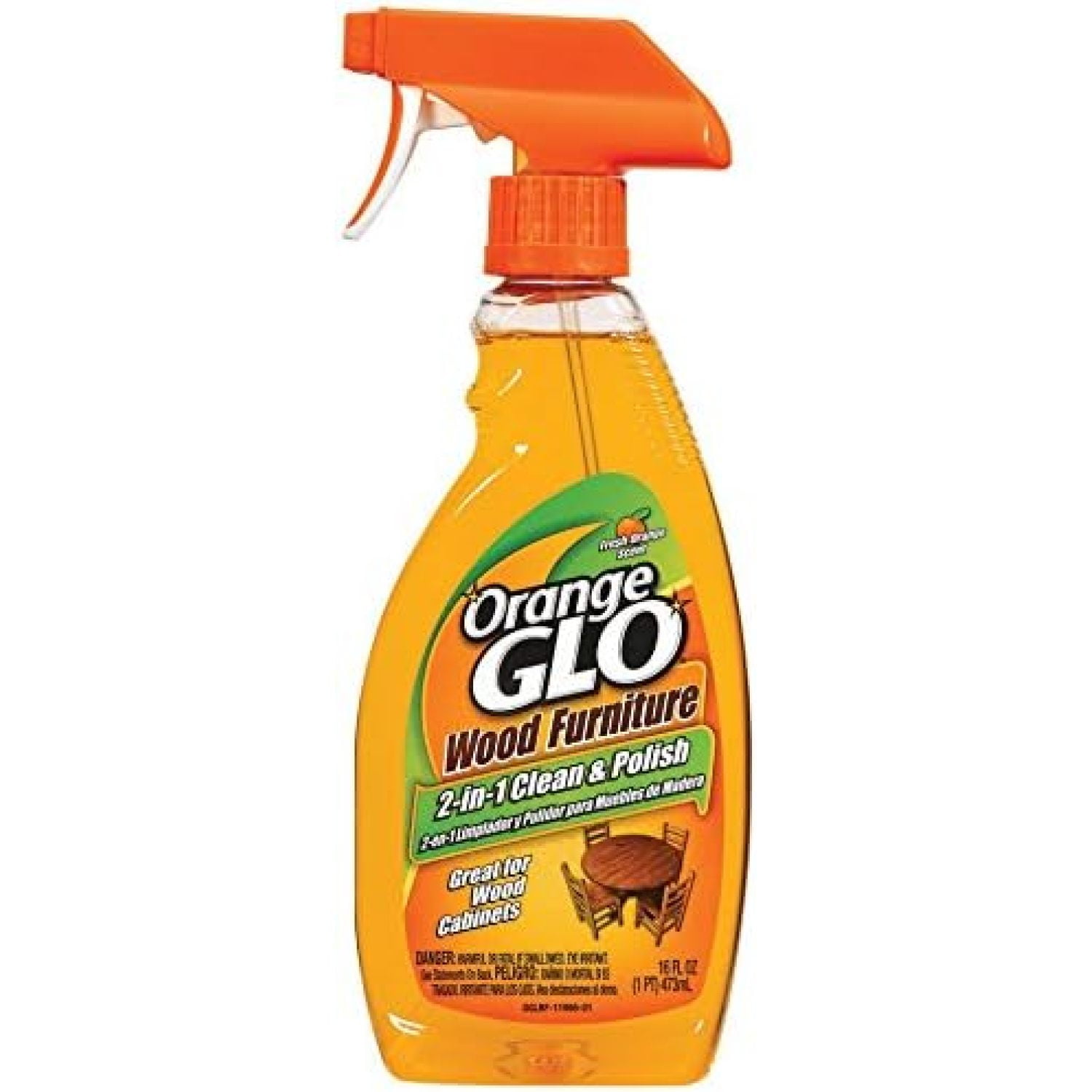 Orange Scented 16 fl oz Wood Cleaner and Polish Spray