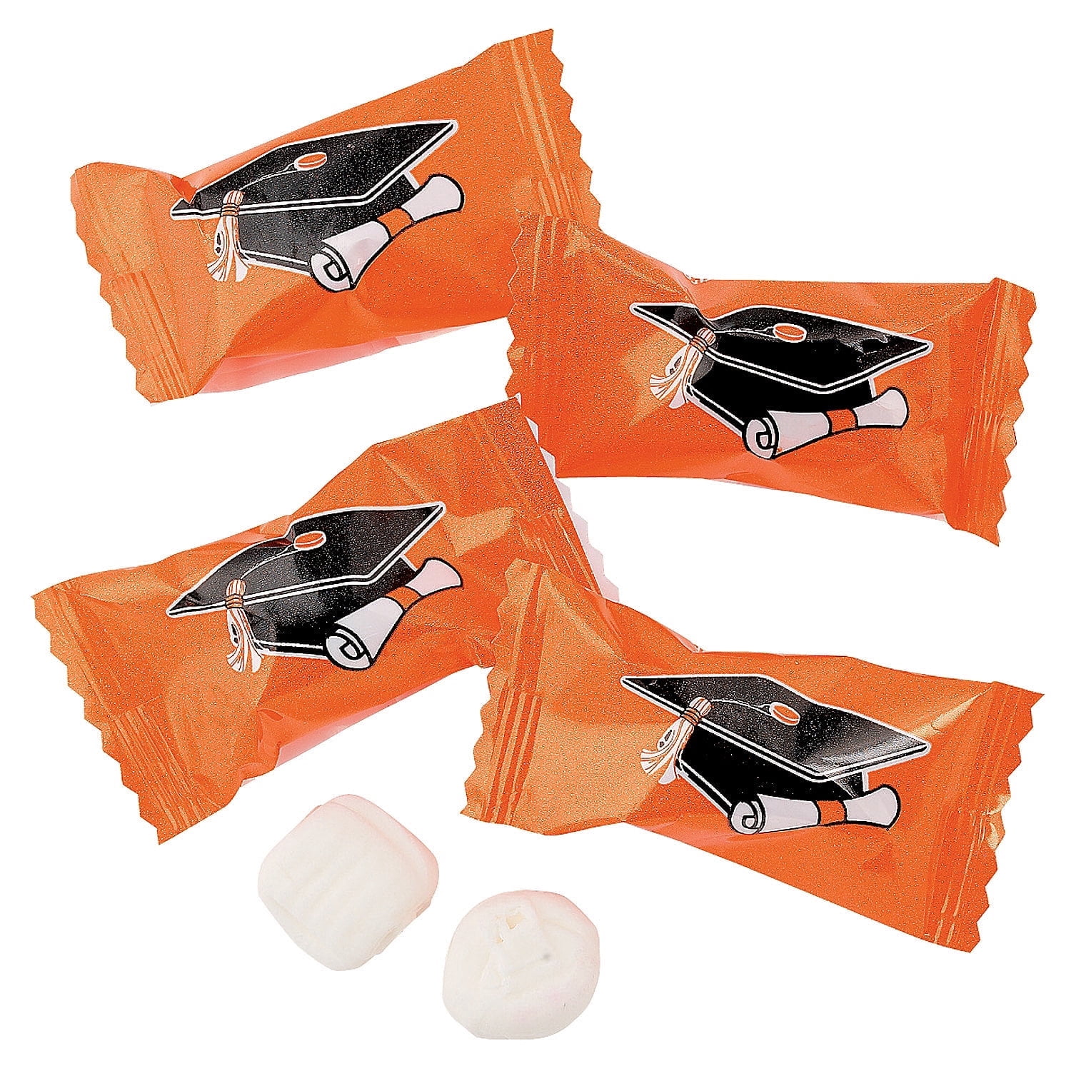 Graduation Buttermints Orange Graduation Buttermints, Graduation, Party Supplies, Party Favors ...