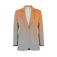 thumbnail image 1 of Orange Gray Gradient Mens Suits Shawl Collar Slim Fit Suit Mens Groom Jacket Tuxedos for Wedding Dress Evening, 1 of 5