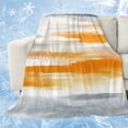 thumbnail image 1 of Orange Gray White Cooling Blanket, Lightweight Breathable Summer Throw Blanket with Double Sided Cold Effect,Farmhouse Abstract Ombre Texture Picnic Beach Blankets Bed Sheet for Hot Sleepers 60"x80", 1 of 8
