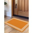 thumbnail image 1 of Orange Greek Key Door Mat&nbsp;Indoor Outdoor Entrance, Non Slip Rug for Kitchen Bathroom Entryway Rug, White Greece Ancient Farmhouse Geo Washable Doormat Floor Mat 20x31.5 Inch, 1 of 8