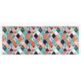 thumbnail image 1 of Orange Green White Checkerboard Checkered Pattern Kitchen Rug Mat,Kitchen Runner Rugs Non Skid Washable,Decorative Kitchen Floor Mats for Kitchen,Sink,Laundry,17"X47", 1 of 5
