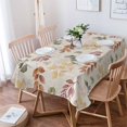 thumbnail image 1 of Orange Green Yellow Botanical Tablecloth Rectangle Table Cloth 60x102 , Waterproof Tablecloth Outdoor Table Cloth, Fall Maple Leaf Rustic Washable Table Cover for Kitchen Dining Party, 1 of 8