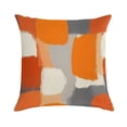 thumbnail image 1 of Orange And Grey Abstract Art Artwork Pillow Covers,Orange And Grey Abstract Art Artwork Throw Pillow Covers 20"×20" ,Living Room Sofa Couch Pillow Covers,Decorative Pillow Covers, 1 of 1