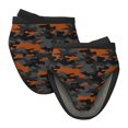 thumbnail image 1 of Orange Grey Camouflage Oven Mitts Heat Resistant, Soft Lining Silicone Mini Oven Mitts with HangingLoop, Kitchen Oven Gloves Heat Resistant 500℉ for Cooking Baking Microwave, 1 of 7