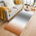 thumbnail image 1 of Orange Grey Kitchen Runner Rug 2x6 Washable Runners for Hallway Non Slip Gray Farmhouse Modern Rustic Large Area Rug Indoor Floor Carpet for Bathroom Laundry Entryway Bedroom Living Room, 1 of 8