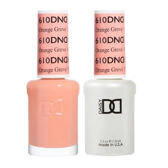 Orange Grove #610 & Matching Polish Set - DND Gel & Lacquer