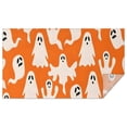thumbnail image 1 of Orange Halloween Ghosts Rectangle Tablecloth 60"x102",Waterproof Polyester Rectangle Table Cloth, Wipeable Spillproof Polyester Tablecloth for Dining, Camping, Indoor and Outdoor, 1 of 6