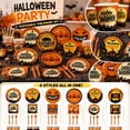 thumbnail image 1 of Orange Halloween Party Tableware Kit, Disposable Plates for Party, Halloween Plates and Cups, Plastic Utensils Set, Halloween Party Decorations, Full Disposable Serving Bundle for, 1 of 8