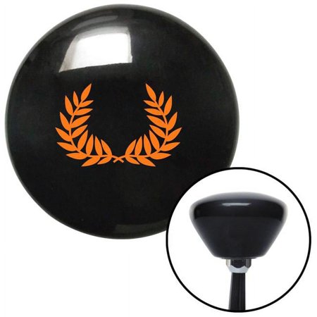 Orange Hawaiian Leaf No.2 Black Retro Shift Knob with M16 x 1.5 Insert Shifter Auto
