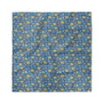 thumbnail image 1 of Orange Head Scarf, Flowers and Rounds, Head Wrap, 3 Sizes, by Ambesonne, 1 of 2