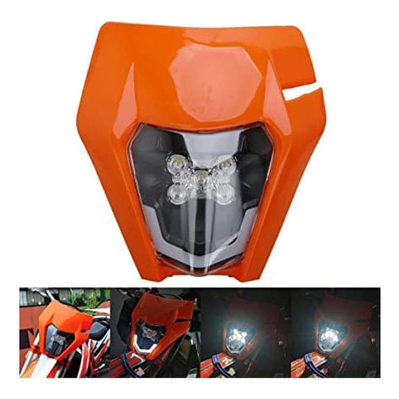 Orange Housing 12v Headlight Conversion Off-road Motorcycle Ktm