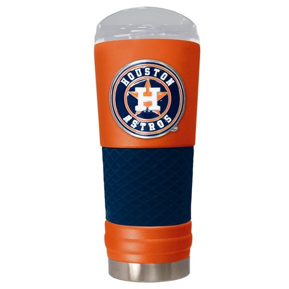 Orange Houston Astros 24oz. Powder Coated Draft Travel Mug