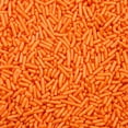 thumbnail image 1 of Krazy Sprinkles - Edible Orange Jimmies - Classic Ice Cream Topping, 1/2 Cup, 1 of 3