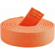Orange Jiu Jitsu Belts Polyester Martial Arts Belt Judo Karate TKD Aikido Uniform Ranking Belt Long Soft Universal Adults Belts Taekwondo for Men Women Sports Training Equipment 9.18ft