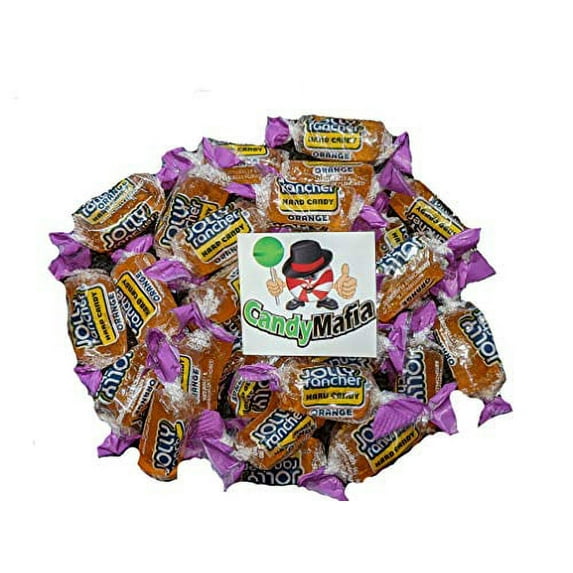Orange Jolly Ranchers Orange Hard Candy 2.4 Pound Bag + Magnet (Orange)