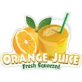 thumbnail image 1 of Orange Juice 8" Decal Concession Stand Food Truck Sticker, 1 of 2