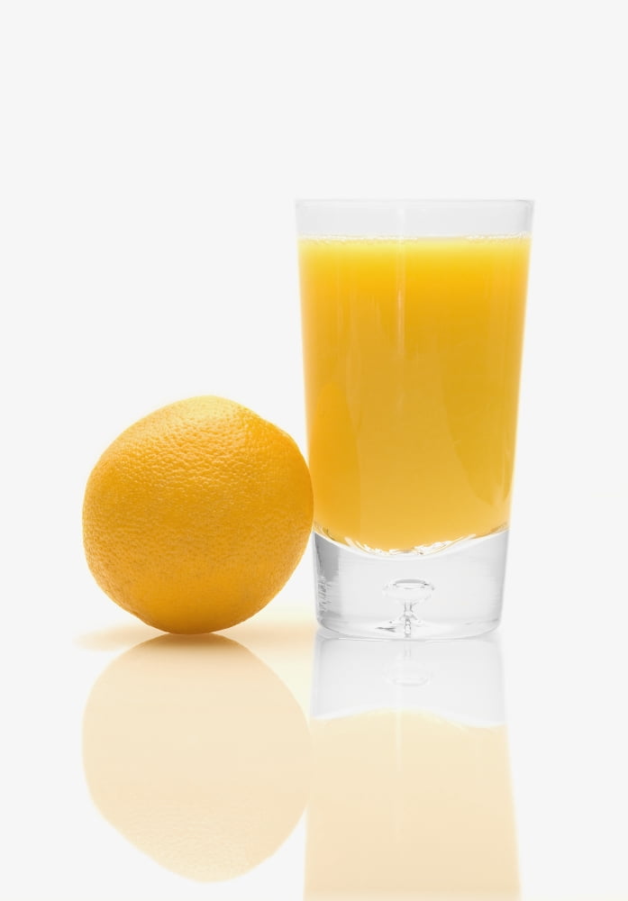 Orange Juice Canvas Art - Darren Greenwood Design Pics (12 x 18)