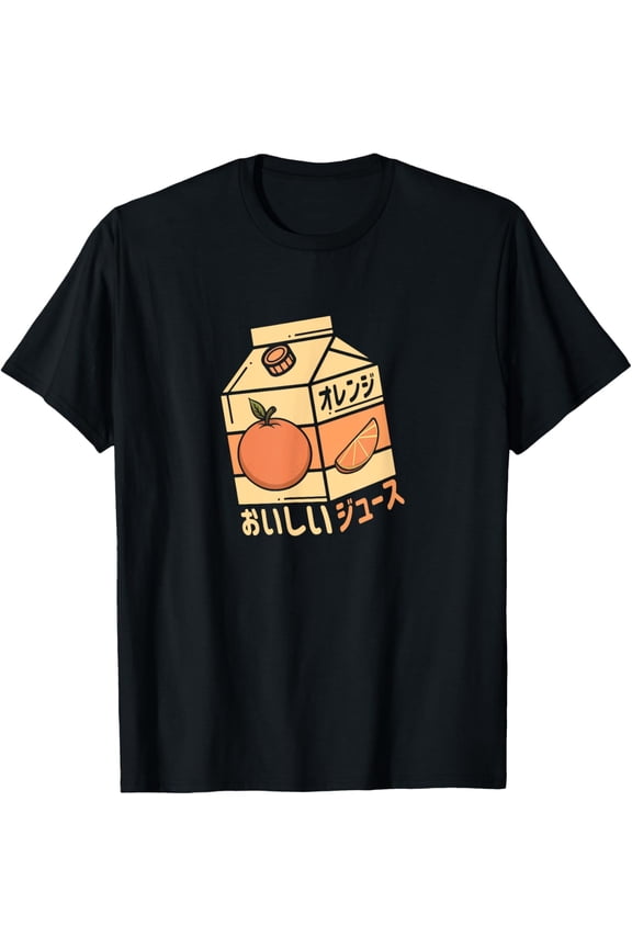 Orange Juice Japanese Lemonade Anime Manga Item Otaku T-Shirt