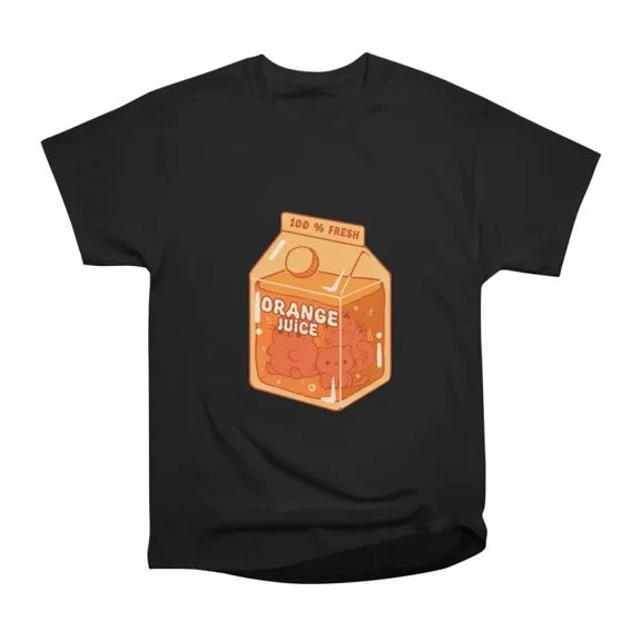 Orange Juice T-Shirt Tee Gift For Him Merch For Her Apparel For Friend