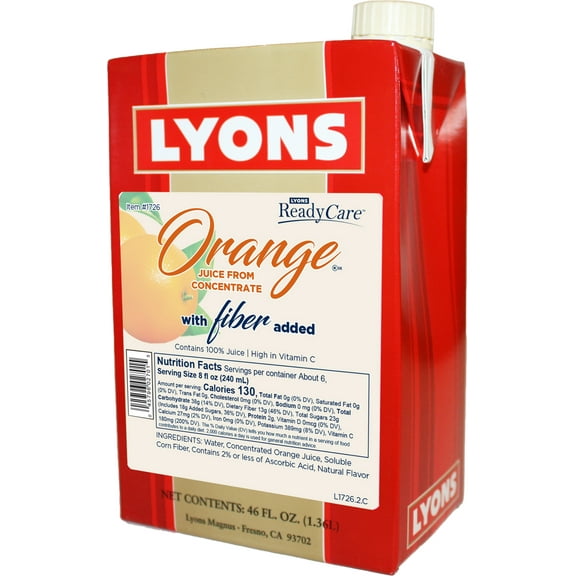 Orange Juice with Fiber