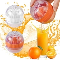 Orange Juicer Manual Press Squeezer, Stainless Steel Citrus Extractor, Non-Slip Base, Easy Home Use, Fresh Juice Maker, Kitchen Tool, For Family Cooking Akmoler | Orange