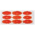 thumbnail image 1 of Orange Kitchen Mat, Arrangement of Orange Gerberas Botanical Bouquet Seasonal Growth Garden Spring Theme, Plush Decorative Kitchen Mat with Non Slip Backing, 47" X 19", Orange, by Ambesonne, 1 of 1