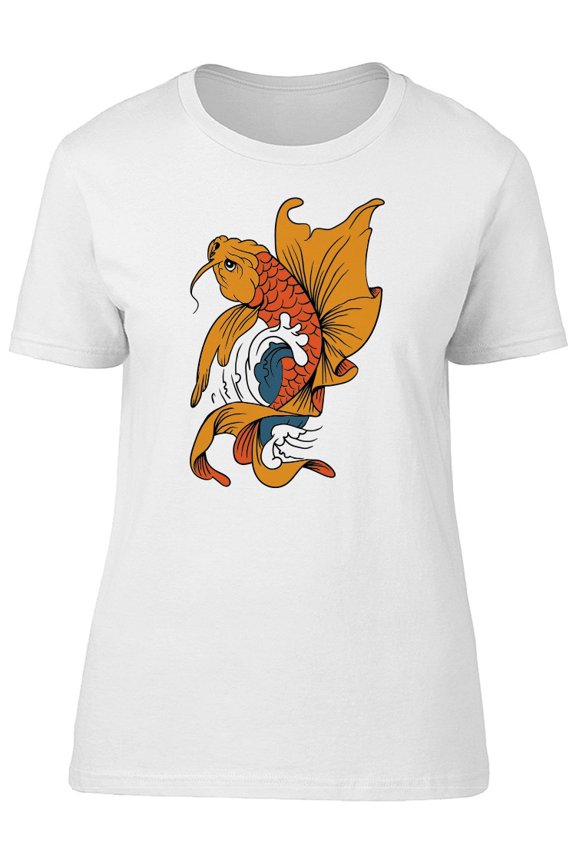 Orange Koi T-Shirt Men -Image by Shutterstock, Male Medium