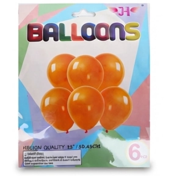 Orange Latex Balloon