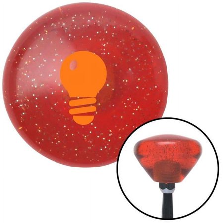 Orange Light Bulb Orange Retro Metal Flake Shift Knob with M16 x 1.5 Insert Shifter