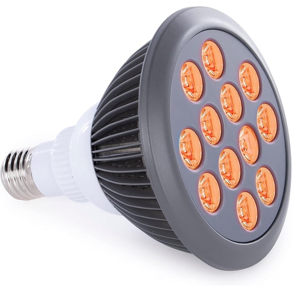 Orange Light LED Bulb for Soothing Skin and Promoting a Calm Atmosphere (605nm)