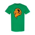 thumbnail image 1 of Orange Lion Head  T-Shirt Men -Image by Shutterstock, Male 3X-Large, 1 of 2