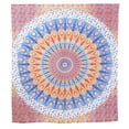 thumbnail image 1 of Orange Mandala Tapestry Indian Wall Hanging Decor Bohemian Hippie Queen Bedspread Throw Elephant Tapestries Online, 1 of 3