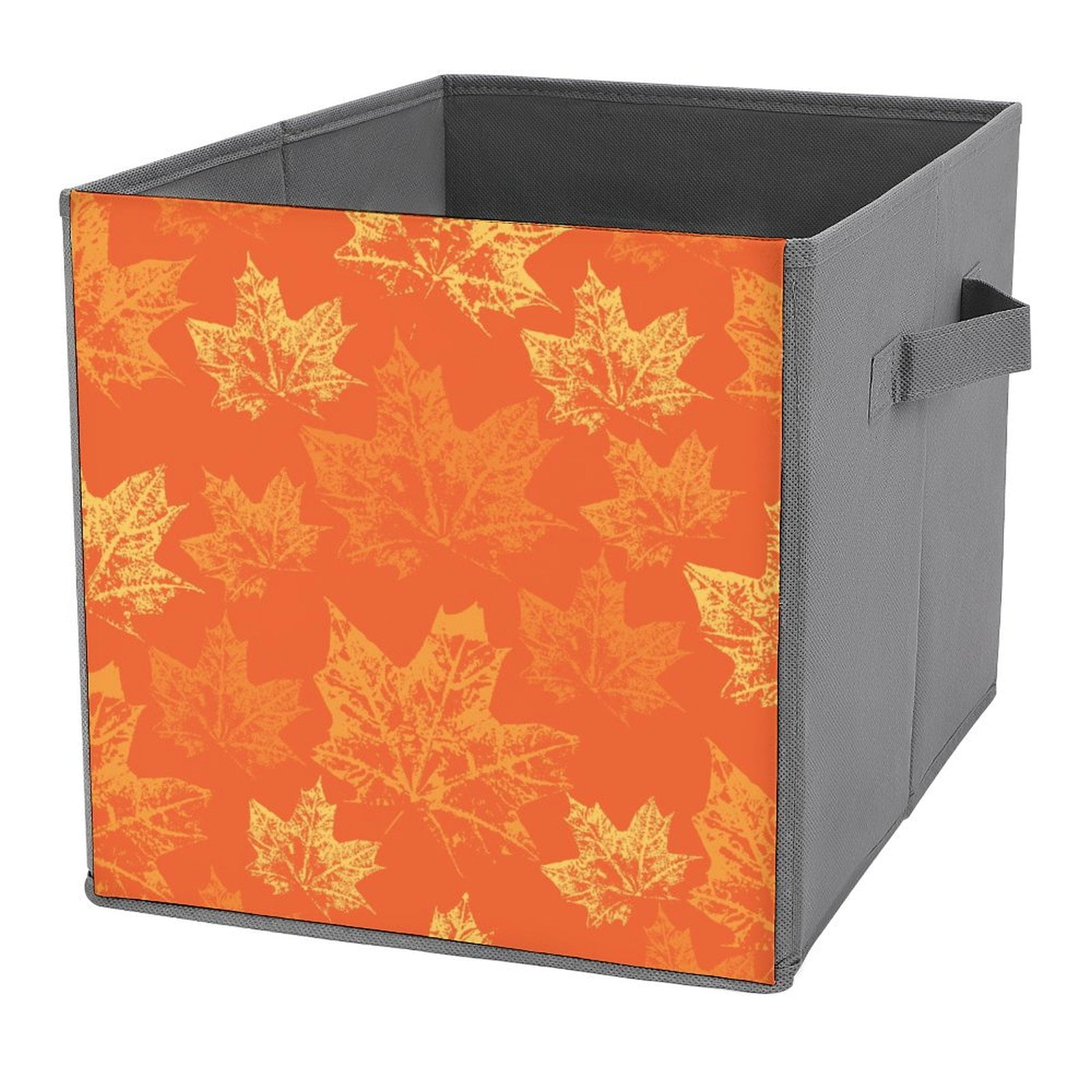 Orange MaplesStorage Box With Easy Carry Handle, Collapsible Storage