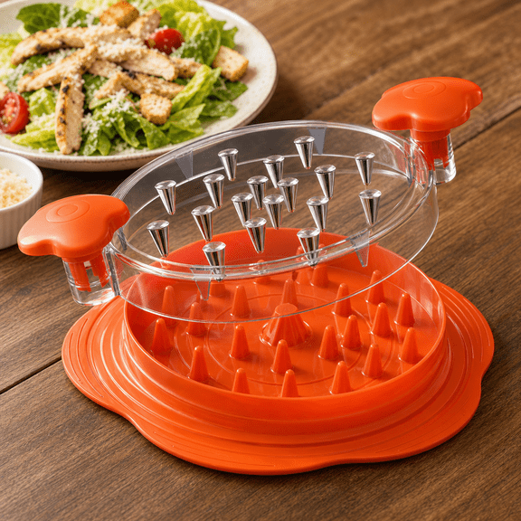 Orange Meat Chicken Shredder Tool