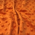 thumbnail image 1 of Orange Minky Bubble Solid, 1 of 6