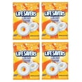 thumbnail image 1 of Orange Mint Life Savers - Pack of 4 - Smiling Sweets - Individually Wrapped Orange Flavored Mints - Perfect for Snacking on the Go - Great for Sharing at School or the Office SHO8, 1 of 3