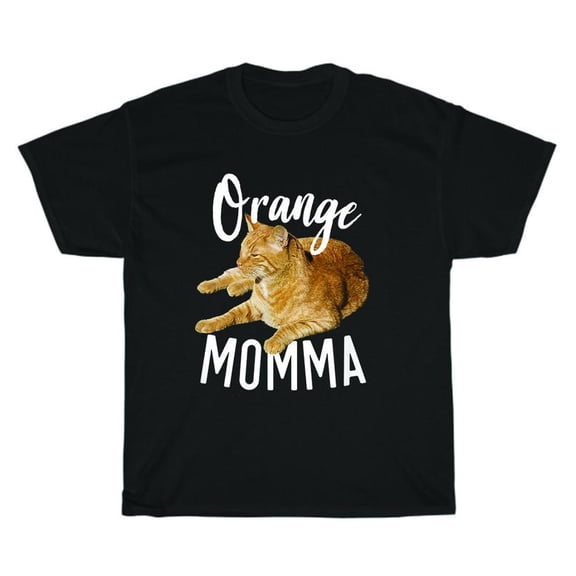 Orange Momma Tabby Cat Kitten Pet Animal Lover Saying T-Shirt