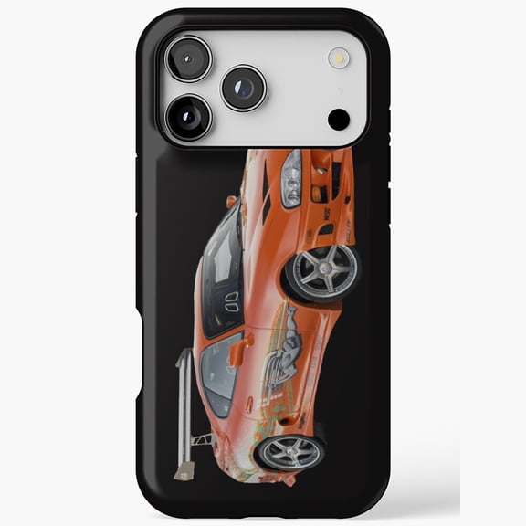 Orange Movie Supra Tuner JDM iPhone Case 17 through 11 Pro Max