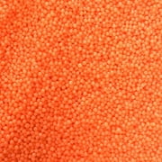Orange Nonpareils Bake In Sprinkle On Edible Confetti Sprinkles Toppings For Cake Cookie Cupcake Icecream Donut 4oz