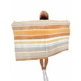 thumbnail image 1 of Orange Nordic Style Stripes Beach Towels Oversized Super Absorbent, Orange Grey Texture Lightweight Bath Towel Quick Dry Sets For Bathroom/Pool/Rv Camping/Beach Play/Gym Room/Picnic 23"x47", 1 of 8