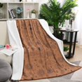 thumbnail image 1 of Orange Occult Pattern Blanket,Comfortable Soft Flannel Throw Blanket,All Season,Warm Lightweight Blankets for Sofa Bed Couch Living Room Chair,40"x50", 1 of 4