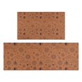 thumbnail image 1 of Orange Occult Pattern Kitchen Rugs Sets Of 2,Anti Fatigue Kitchen Mat Rugs Non Slip Washable,Decorative Kitchen Floor Mats for Kitchen,Sink,Laundry,17"x30"+17"x47", 1 of 7